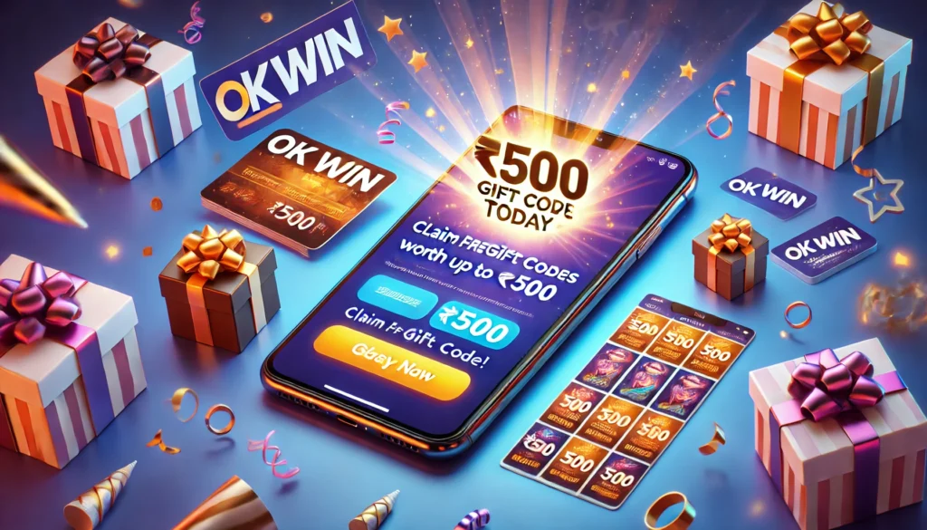 OK Win Claim Free Gift Codes Worth Up to ₹500 Today!